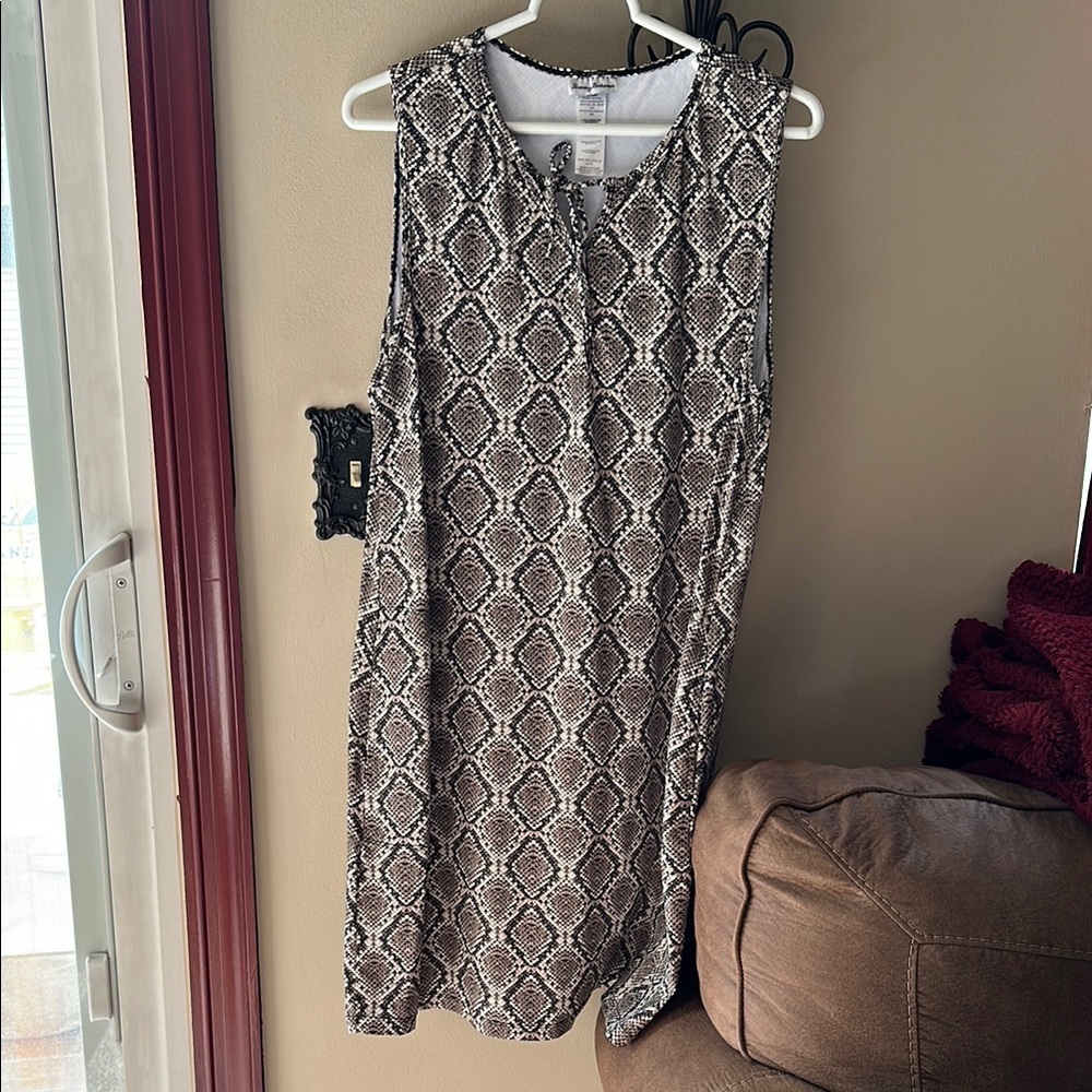 Tommy Bahama python dress.